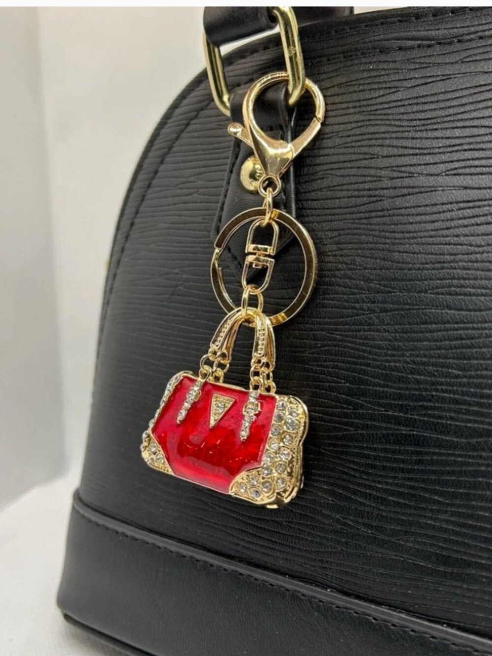 Mini Designer Handbag Bling Bag Charm